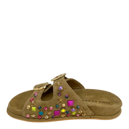 ALMA EN PENA ŽENSKE PAPUČE SMEĐA 50115