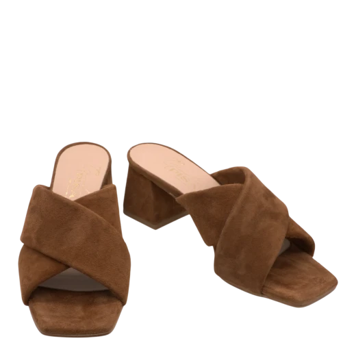 GIANLUCA PISATI ŽENSKE PAPUČE SMEĐA 49941