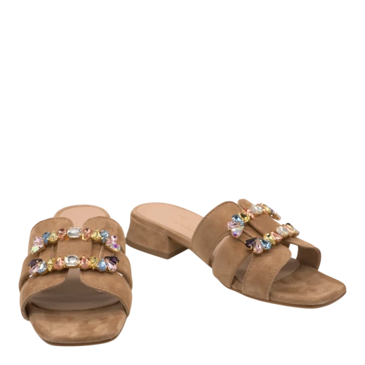 GIANLUCA PISATI ŽENSKE PAPUČE SMEĐA 49944