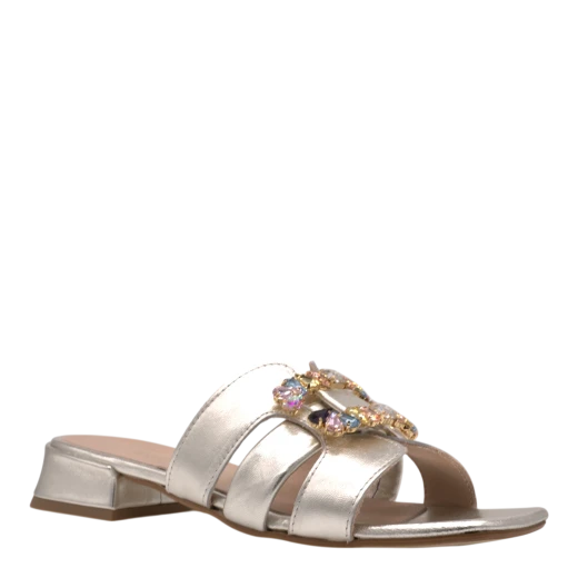 GIANLUCA PISATI ŽENSKE PAPUČE SREBRENA 49945