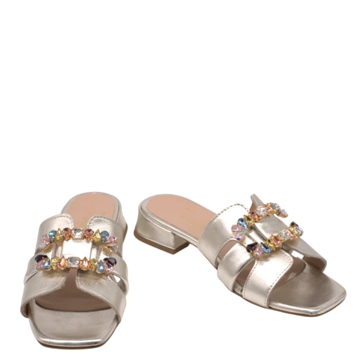 GIANLUCA PISATI ŽENSKE PAPUČE SREBRENA 49945