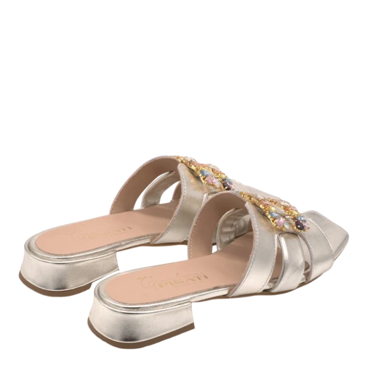 GIANLUCA PISATI ŽENSKE PAPUČE SREBRENA 49945