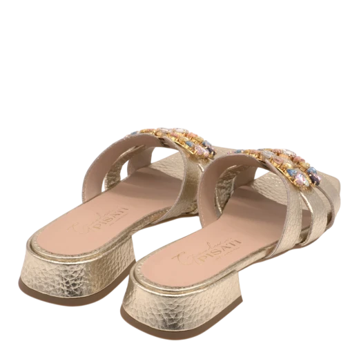 GIANLUCA PISATI ŽENSKE PAPUČE ZLATNA 49959