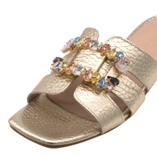 GIANLUCA PISATI ŽENSKE PAPUČE ZLATNA 49959