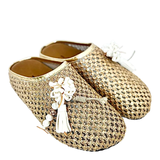 GIOVE ŽENSKE PAPUČE ZLATNA