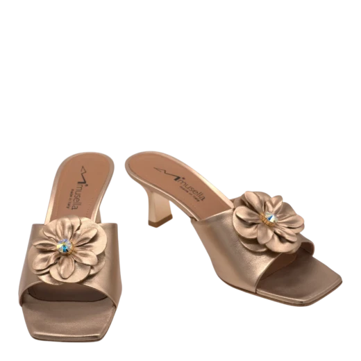 MUSELLA ŽENSKE PAPUČE ZLATNA 48587