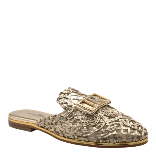 RENZONI ILASIO ŽENSKE PAPUČE ZLATNA 48868