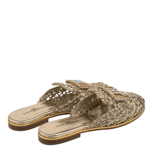 RENZONI ILASIO ŽENSKE PAPUČE ZLATNA 48868