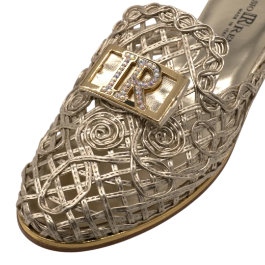 RENZONI ILASIO ŽENSKE PAPUČE ZLATNA 48868