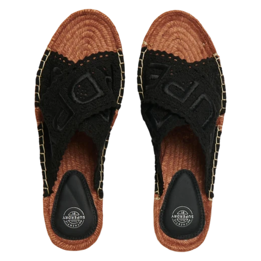 SUPERDRY ŽENSKE PAPUČE CRNA 40498