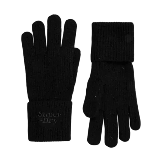 SUPERDRY ŽENSKE RUKAVICE CRNA