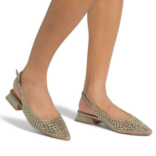 ALMA EN PENA ŽENSKE SANDALE ZLATNA 50104