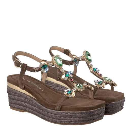 ALMA EN PENA ŽENSKE SANDALE SMEĐA 50121