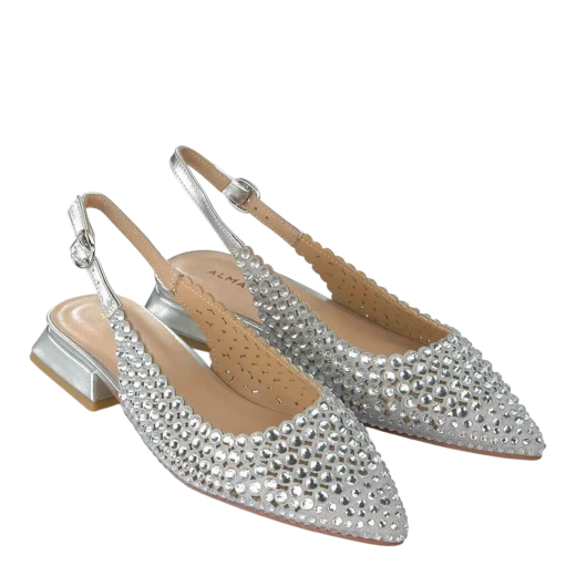 ALMA EN PENA ŽENSKE SANDALE SREBRENA 50131