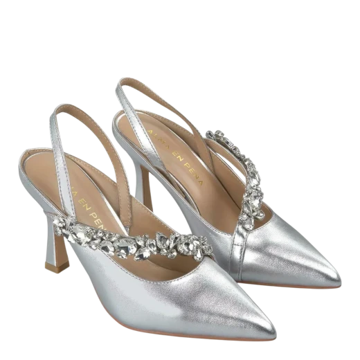 ALMA EN PENA ŽENSKE SANDALE SREBRENA 50132