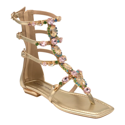 ALMA EN PENA ŽENSKE SANDALE ZLATNA 50137