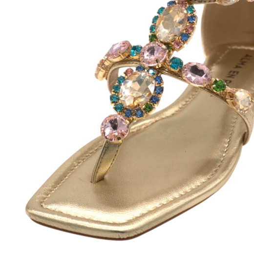 ALMA EN PENA ŽENSKE SANDALE ZLATNA 50137