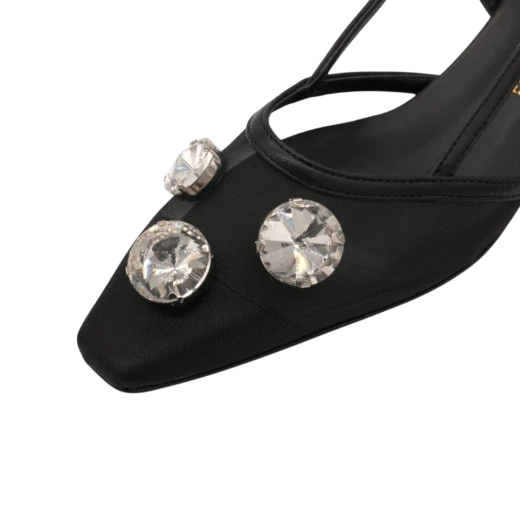 CANAPE ŽENSKE SANDALE CRNA 48568