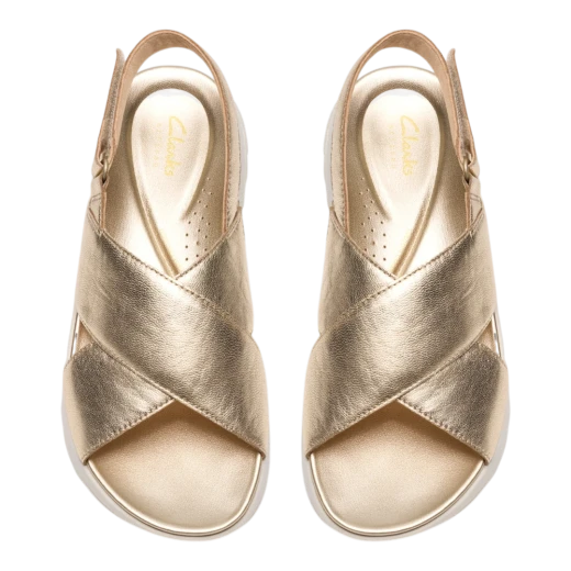 CLARKS ŽENSKE SANDALE ZLATNA 48351