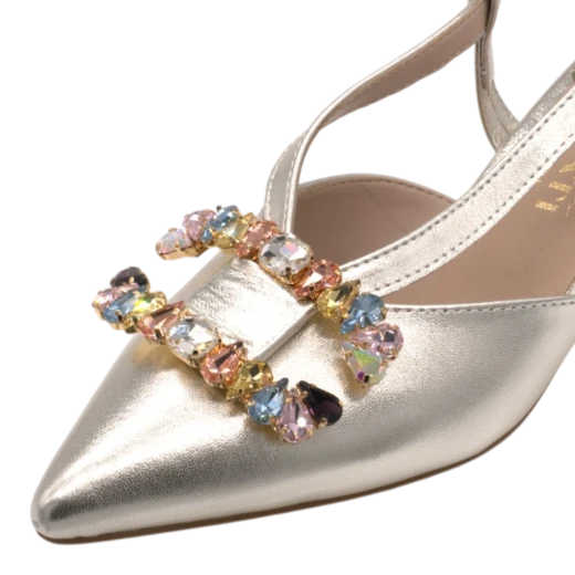 GIANLUCA PISATI ŽENSKE SANDALE SREBRENA 49938