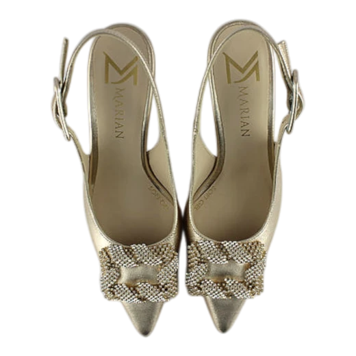 MARIAN ŽENSKE SANDALE ZLATNA 49904