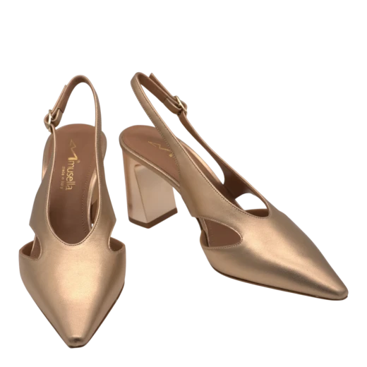 MUSELLA ŽENSKE SANDALE ZLATNA 48585