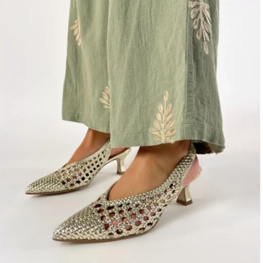 PEDRO MIRALLES ŽENSKE SANDALE ZLATNA 49410