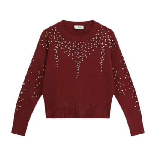 DIXIE ŽENSKI DŽEMPER BORDO