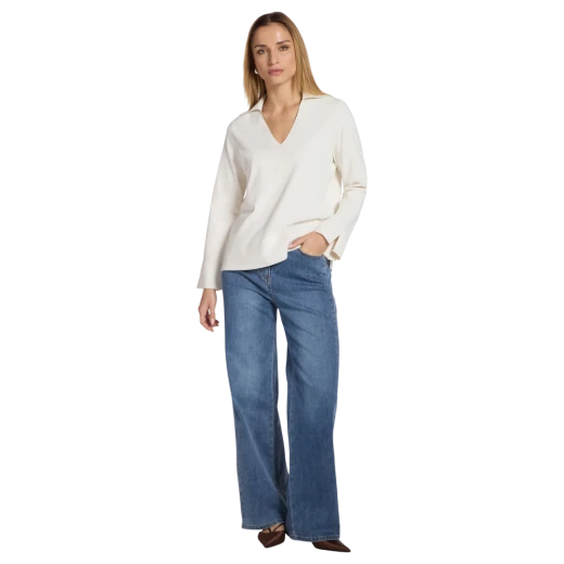 ELENA MIRO ŽENSKI DŽEMPER BIJELA 47013