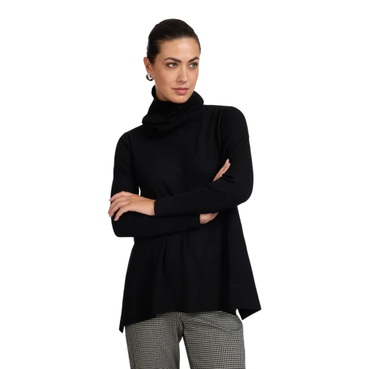 ELENA MIRO ŽENSKI DŽEMPER CRNA