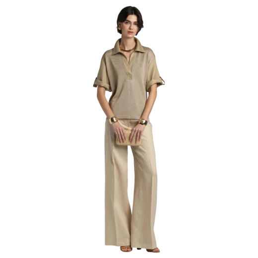 Luisa Spagnoli ŽENSKI DŽEMPER BEŽ 50040