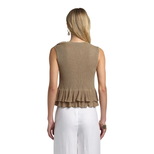 Luisa Spagnoli ŽENSKI DŽEMPER ZLATNA 50079