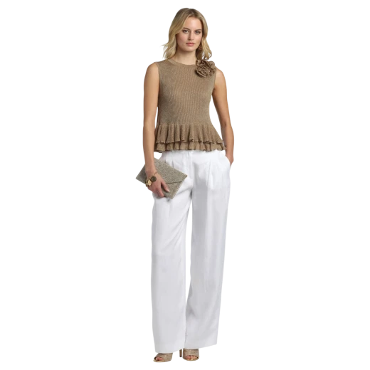 Luisa Spagnoli ŽENSKI DŽEMPER ZLATNA 50079