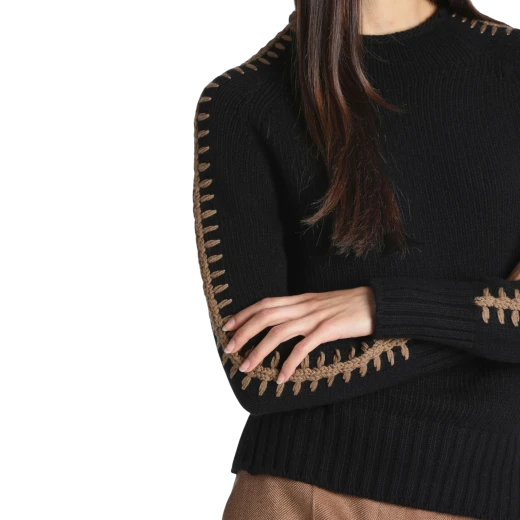 Luisa Spagnoli ŽENSKI DŽEMPER CRNA 51703