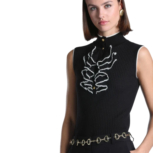 Luisa Spagnoli ŽENSKI DŽEMPER CRNA 51771