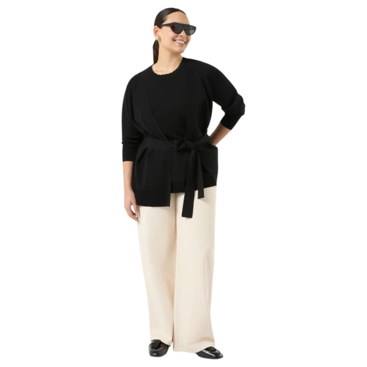 MARINA RINALDI ŽENSKI DŽEMPER CRNA