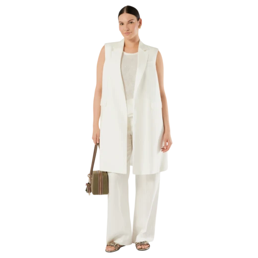 MARINA RINALDI ŽENSKI DŽEMPER BIJELA 48237