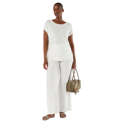 MARINA RINALDI ŽENSKI DŽEMPER BIJELA 50460