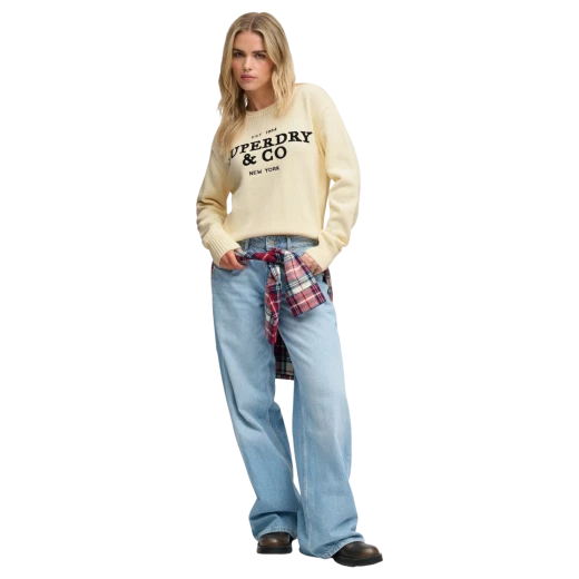 SUPERDRY ŽENSKI DŽEMPER BEŽ 53174