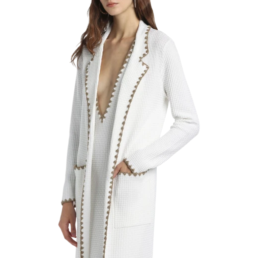 Luisa Spagnoli ŽENSKI KAPUT BIJELA 50035