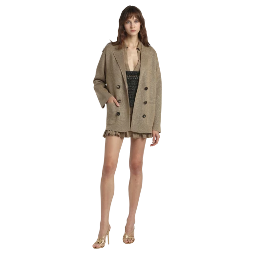 Luisa Spagnoli ŽENSKI KAPUT ZLATNA