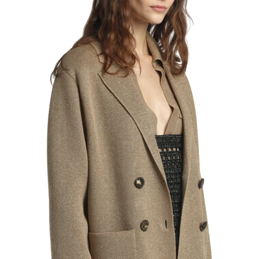 Luisa Spagnoli ŽENSKI KAPUT ZLATNA 50081