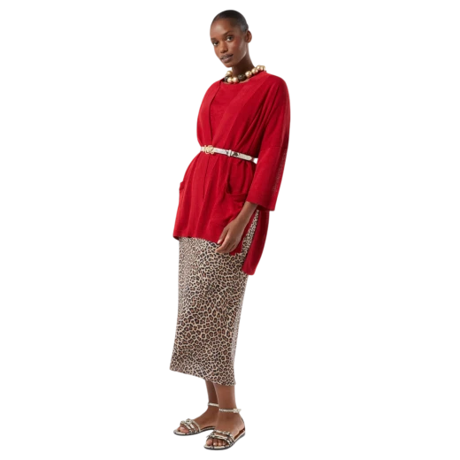 MARINA RINALDI ŽENSKI KARDIGAN CRVENA 48235