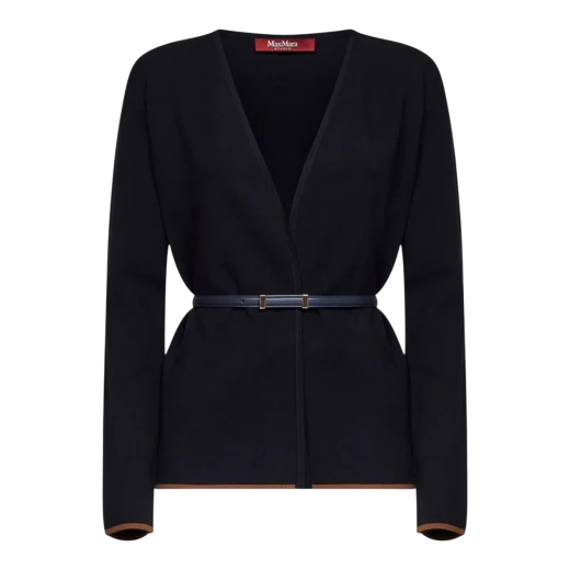 MAX MARA STUDIO ŽENSKI KARDIGAN TEGET