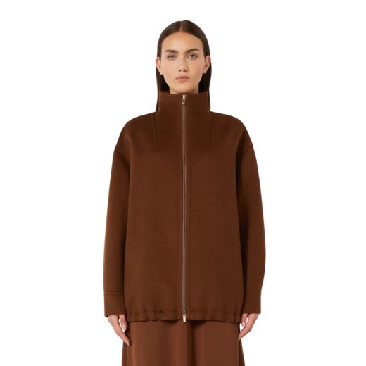 MAX MARA STUDIO ŽENSKI KRATKI KAPUT SMEĐA 47205