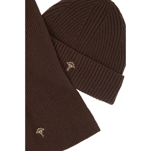 JOOP! ŽENSKI SET ŠAL+KAPA SMEĐA 53937