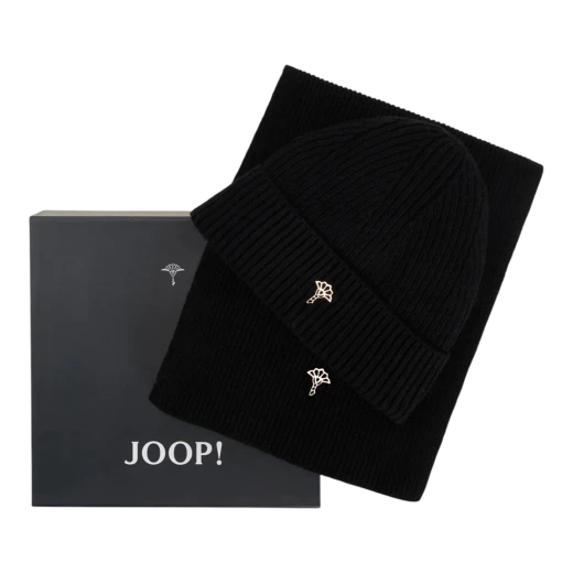 JOOP! ŽENSKI SET ŠAL+KAPA CRNA