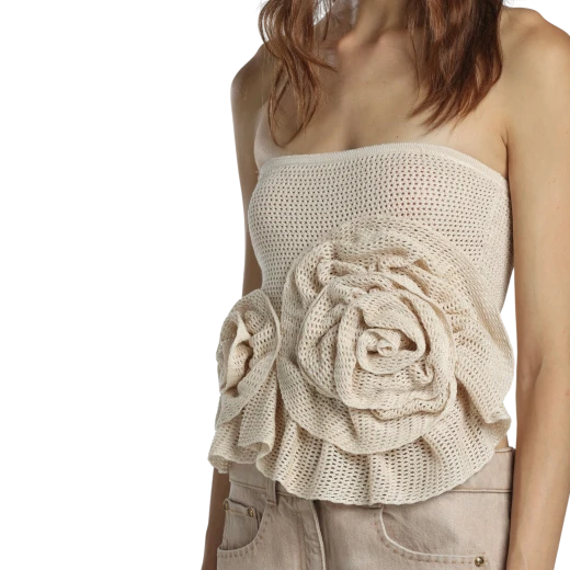 Luisa Spagnoli ŽENSKI TOP BEŽ 50064