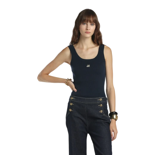 Luisa Spagnoli ŽENSKI TOP PLAVA