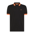 SUN68 MUŠKA POLO MAJICA CRNA
